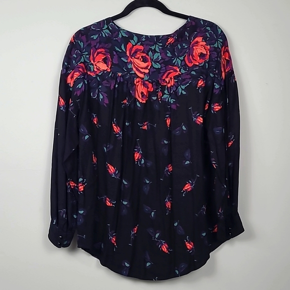 Anthropologie Maeve Linen blend gardenia floral blouse - Picture 5 of 6